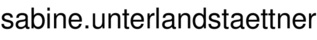 sabine.unterlandstaettner